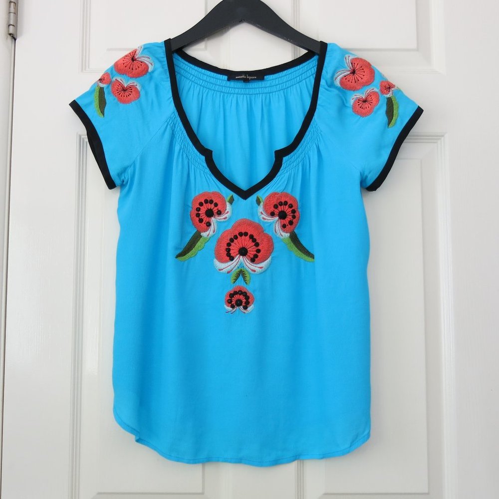 Nanette Lepore embroidered top